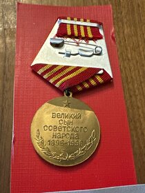 Medaile 100 vyroci marsala Zukova 1996 - 2