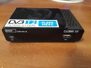 Prodám DVB T2 tuner EMOS EM 190-S - 2