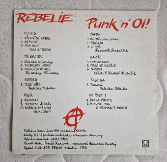 Prodám LP Rebelie punk n oi - 2