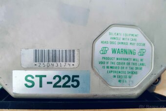 HDD: MFM disk Seagate ST-225, 20MB, 5.25", 1987 - 2