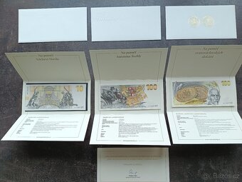 Pamětní bankovky Václav Havel-Antonín Švehla-Svatý Václav - 2