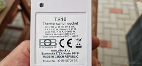 Zásuvkový termostat TS 10 - 2