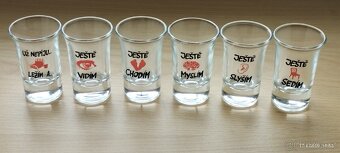 Humorné panáky na alkohol. - 2
