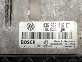 Volkswagen golf 2.0tdi BKD řídící jednotka motoru - 2