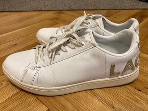 Bílé kožené tenisky Lacoste vel. 40 - 2