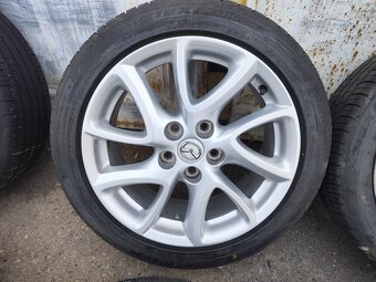 17"letní alu sada 5x114 origo Mazda 3 6 5 205/50 Falken - 2