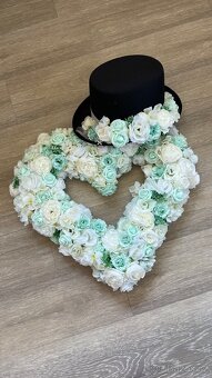 Nevěsta a ženich - ozdoba/dekorace na auto - 2