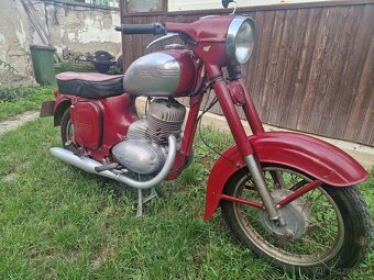 Patina Jawa 250 typ 559 rv 67 platne doklady biele spz - 2