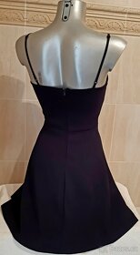 Tmavě modré šaty vel. S - nové. - 2