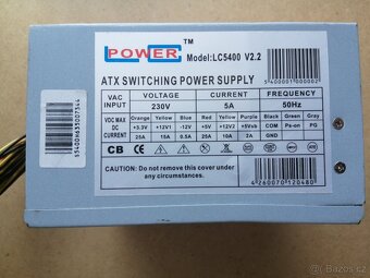 ATX zdroj POWER LC5400 V2.2 - 2