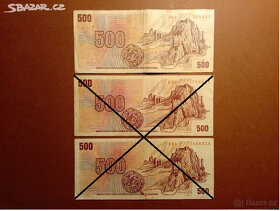 Bankovky 500 Kčs 1973 - 2