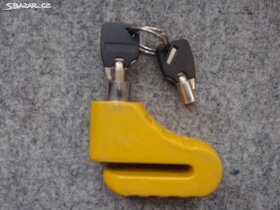 Zámek kotoučové brzdy na kolo, skútr, moto - 2