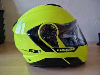 Výklopná moto přilba Cassida Compress 2.0 Refraction XXL - 2