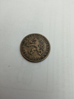 prodám minci: jednu korunu ČSR 1957 - 2