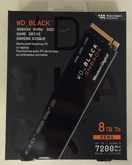 WD Black SN850X 8TB - 2