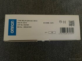 Omron elektromagnetické relé 12V G2R-1-T 12VDC - 2