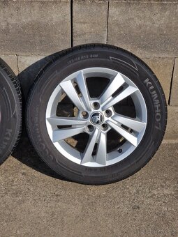 185/60/15 Letní Alu kola Škoda Rapid 5x100 - 2