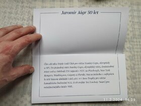 Pamětní list - bankovka Jaromír Jágr limit 10000ks / NOVÉ - 2