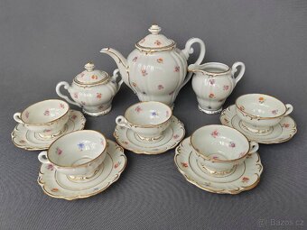 Úžasná porcelánová mokka souprava Otto Hädrich Witwe (OHW) - 2