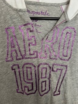 Dámské sportovní tričko s kapucou zn.Aeropostale,NOVÉ,vel.L - 2