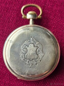 Celostříbrné kapesní hodinky systém Glashütte - 2