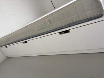 IKEA NORDLI – rám postele s úložnými šuplíky, TOP stav - 2