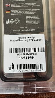 Pouzdro Iron Eye Magnet pro Samsung S24 5G/black - 2