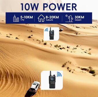 3rd Gen TIDRADIO TD H8 10W BT App - 2