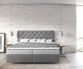 Čalouněná postel Milano 160/180x200cm Nová - 2