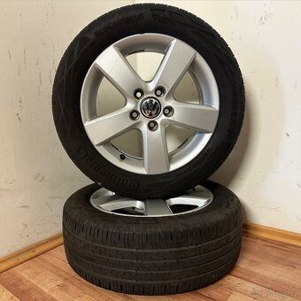 VW TOURAN/GOLF 5x112 R16 ET50+LETNÍ 205/55R16 6mm - 2