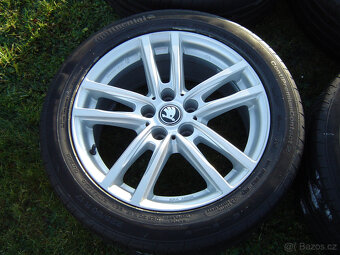 4 XLETNÍ HLINÍKOVÁ KOLA ŠKODA OCTAVIA SCOUT, YETI 225/50 R17 - 2