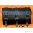 Kožený kufr - válec na chopper 48cm typ 05A,5B,5C - 2
