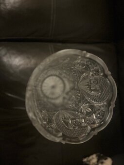 Broušená, křišťalová váza - 2