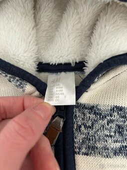 Dětský zateplený svetr H&M vel. 68 - 2
