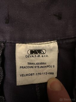 Kalhoty hasičské ke stejnokroj značky Deva - 2