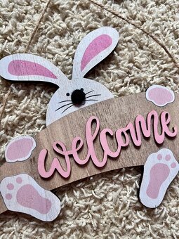 Velikonoční dřevěná dekorace - 2