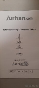 Teleskopický regál do sprchy - 2