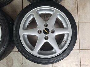 Alu kola R16 4x114.3 Borbet + letní pneu 205/45/16 Hankook - 2