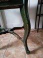 Starožitný stolek tmavě zelený - 2