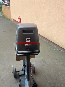 Lodni motor Yamaha 5 (8)hp 2t 2valec, dlouha noha - 2