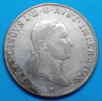 Stříbrná mince r. 1835 František II. - 2