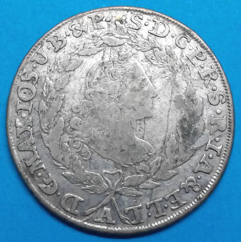 Stříbrná mince r. 1770 Maxmilián III. Josef - 2
