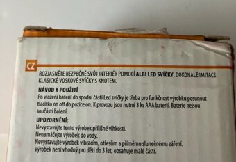 Nová led svíčka - 2