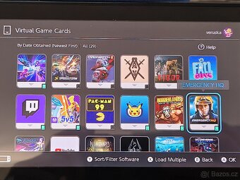 Nintendo switch + stanice + účet 29 her - 2