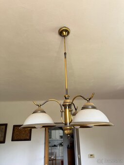 Lustr a stojací lampa (masiv) - 2