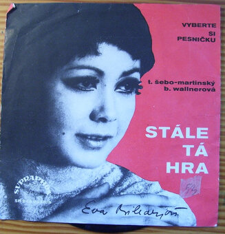 SP desky Slovenští zpěváci 1967-1979-set 6 ks - 2