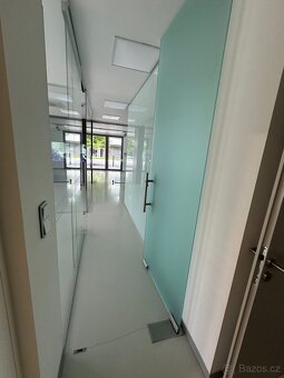 Skleněné posuvné dveře + panely - 2