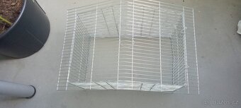 Železná klec, středně velká, křeček nebo králík. - 2