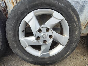 16"alu sada Aconit 5x114 origo Dacia Duster 215/65 Conti - 2