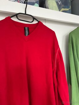 2 pánské svetry Pietro Filipi a Milano, vel. L, XXL - 2